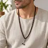 Colier mantra mala cu ochi de taur si argint 925 – imagine de prezentare în context
