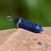 Pandantiv lapis lazuli dublu varf