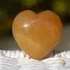Inima calcit galben 40mm