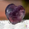 Inima fluorit mov 40mm