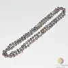 Colier perle de cultura cu noduri 120cm M16