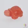 Broasca testoasa cuart cherry figurina gravata 50mm