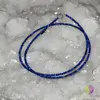 Colier lapis lazuli discuri fatetate 2mm cu argint 925