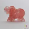 Elefant cuart cherry figurina gravata 45mm