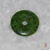 Agat verde colorat piatra PI donut 35mm