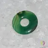 Agat verde piatra PI donut 30mm