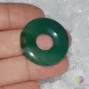 Agat verde piatra PI donut 30mm