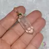 Pandantiv cristal de stanca varf brut auriu 35-40mm