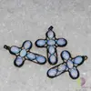 Pandantiv cruce opalit 70mm