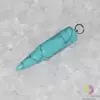Pandantiv glont turcoaz 40mm