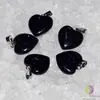 Pandantiv inima goldstone albastru 20mm
