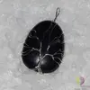 Pandantiv onix oval cu montura pomul vietii 40mm