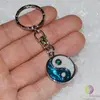 Breloc Yin Yang sidef si abalone 24mm