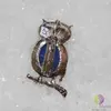 Brosa / Pandantiv bufnita lapis lazuli