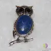 Brosa / Pandantiv bufnita lapis lazuli