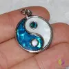 Pandantiv Yin Yang sidef si abalone 24mm