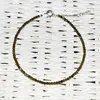 Bratara obsidian verde pietre micro fatetate 2mm si argint 925