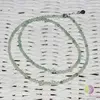 Colier aventurin pietre micro fatetate 3mm si argint 925