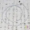 Colier calcedonie pietre micro fatetate 3mm si argint 925