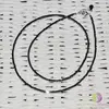 Colier hematit A++ cuburi 2mm si argint 925