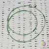 Colier onix verde pietre micro fatetate 2mm si argint 925