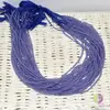 Sirag calcedonie purple pietre micro fatetate 2mm, 33cm