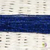 Sirag lapis lazuli pietre micro fatetate 2mm, 33cm