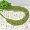 Sirag peridot pietre micro fatetate 2mm, 33cm