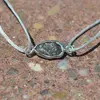 Bratara Therapy diamant gri brut cu argint 925, 7-8mm