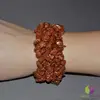 Bratara piatra soarelui maro chipsuri pe elastic