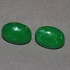 Cercei cu surub jad imperial oval