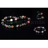 Set turmalina multicolor sfere 12mm
