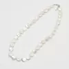 Colier perle de cultura albe banuti 11-12mm
