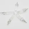 Pandantiv cristal de stanca cu montura spirala 50mm