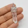 Pandantiv cristal de stanca cu montura spirala 50mm
