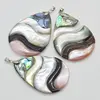 Pandantiv sidef multicolor picatura 52mm