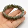 Bratara lata labradorit fatetat pe elastic, model 1