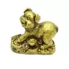 Statueta Feng Shui porc auriu din rasina 5,5cm, model 1
