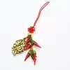 Amuleta canaf Feng Shui Frunza cu ardei rosii