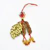 Amuleta canaf Feng Shui Frunza cu monede chinezesti