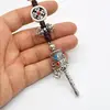 Amuleta Feng Shui din metal morisca dorintelor cu dubla DORJE