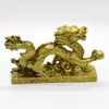 Statueta Feng Shui Dragon cu perla nemuririi din rasina 14,5cm, model 3