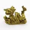 Statueta Feng Shui Dragon cu perla nemuririi din rasina 6,5cm, model 1