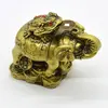 Statueta Feng Shui Elefant cu broasca raioasa 7cm