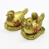 Statuete Feng Shui Rate Mandarine din rasina 5,7cm, model 5