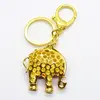 Breloc amuleta Feng Shui elefant rosu pentru protectie