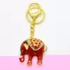 Breloc amuleta Feng Shui elefant rosu pentru protectie