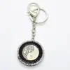 Breloc amuleta Feng Shui Yin Yang cu strasuri, model 2