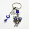 Breloc talisman cu bufnita si Ochiul lui Horus, model 2