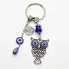 Breloc talisman cu bufnita si Ochiul lui Horus, model 2